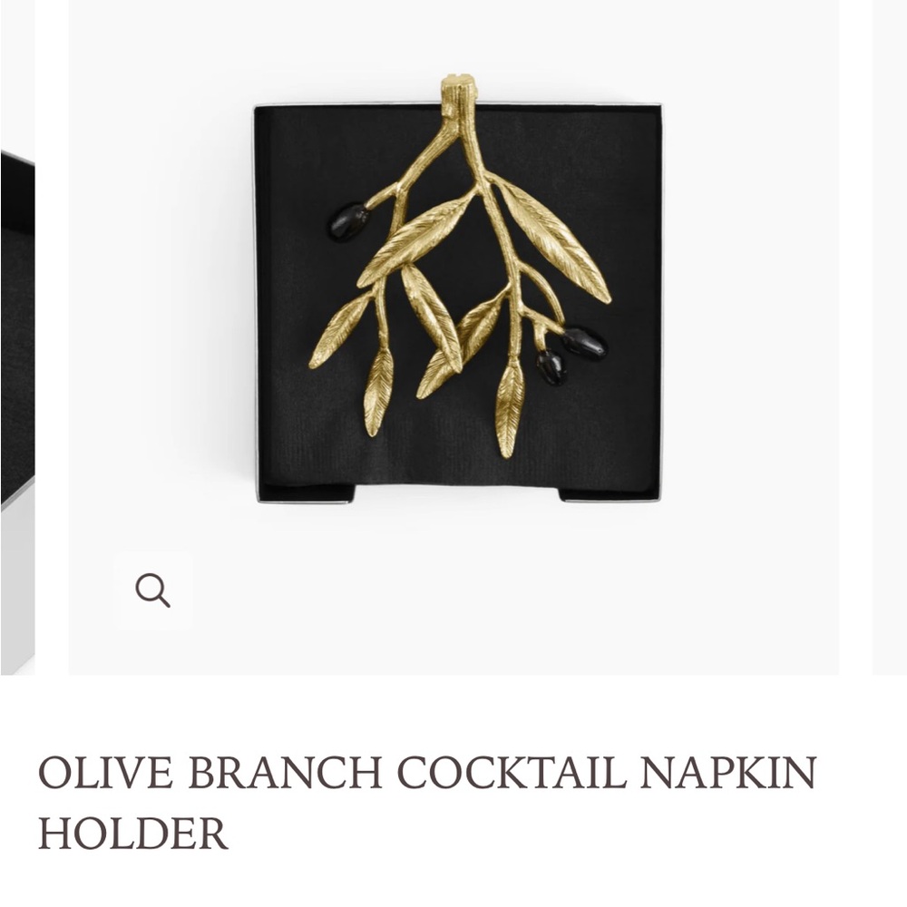 Michael Aram Olive Branch Napkin Holder